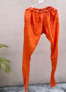 Gorgeous Orange &amp; Blue Anarkali