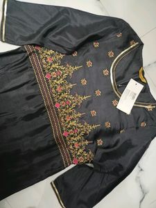 Aurelia Charcoal Grey Kurta