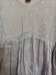 Ombre Lavender Gown |Shimmer Sequin Anarkali Dress