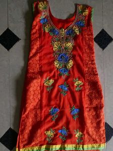 Embroidery And Heavy Look Kurti