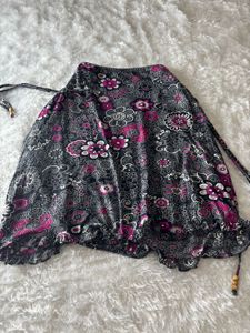 Floral Print Skirt