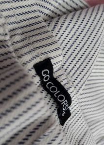 Go Colors White Office Pants