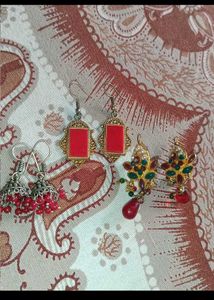 Vintage Jewelry Combo: Earrings, Ring &amp; Bracelet