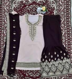 Pink Sharara Suit