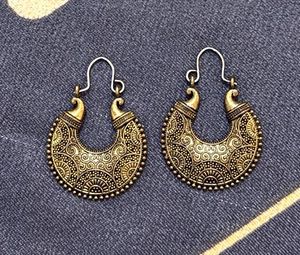 Boho Chic Gold Earrings