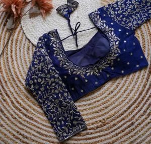 New Georgette Saree With Stitched Blouse
