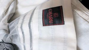 white saree with blouse