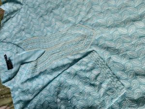 ChickenKari Blue Kurta