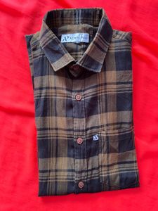 Plaid Button-Down Shirt