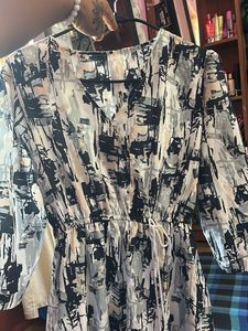 Abstract Print Dress