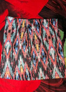 Multicolored Cute Mini Skirt