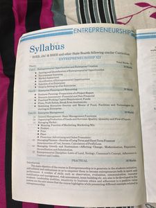 Entrepreneurship Class 12 Book
