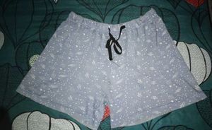 Celestial Print Pajama Shorts