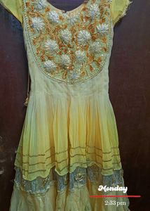 Yellow Embroidered Kurta Set