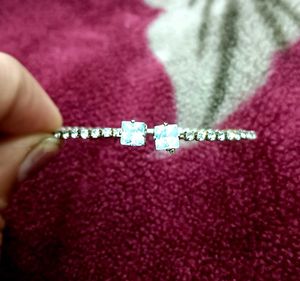 Sparkling Silver Tone Bracelet