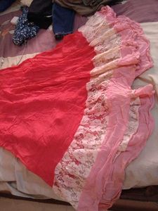 Floral &amp; Lace Dress(Kurti)