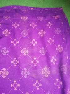 Purple Printed Kurta