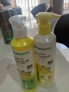 Mamaearth Lemon Anti Dandruff Combo