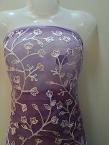 Elegant Purple Dress Material