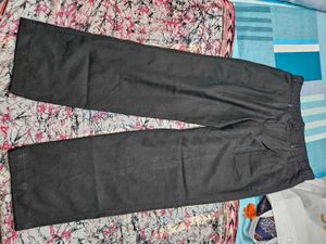 Classic Grey Pleated Pants