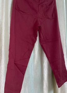 Reddish Pink Colored Pant
