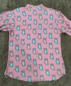 Pink Paisley Print Shirt
