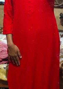 Red Kurta