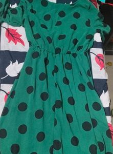 Beautiful Green Flare Dress From Max