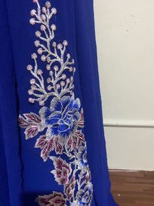 Elegant Blue Ethnic Gown