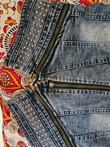 Sleeveless Denim Jacket
