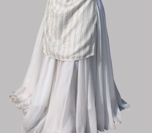 Elegant White Embroidered Kurta Set