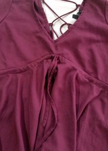 Y2k Lace Up Cottagecore Top