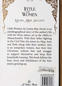 LITTLE WOMEN By Louisa May Alcott