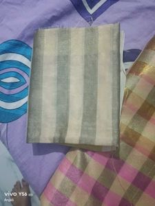 Handloom Saree Fabric - Striped