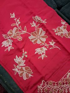 Elegant Pink Embroidered Kurta Set