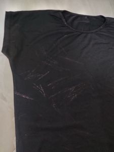Black With Gold Detailing T Shirt