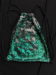 Green Sequin Bag