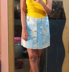 Denim Skirt Only