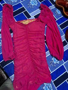 Chic Pink Party Dress