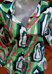 Shein Geometric Print Co-rd SET