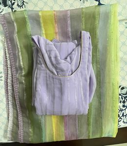 Lavender Salwar Suit &amp; Dupatta
