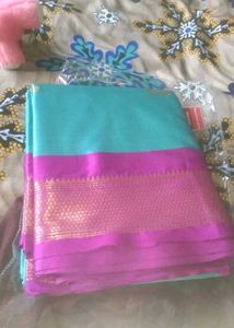Paithani Silk Saree With Peacock Butta