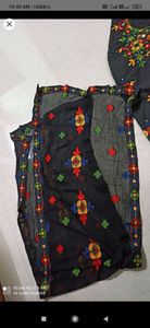 new unstitched dress material all over embroidery,
