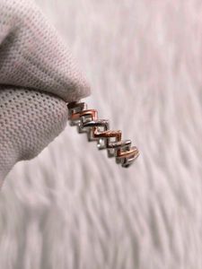 S925 Two-Tone Stackable Ring