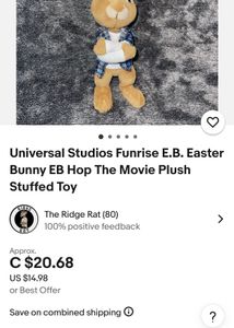 Universal Studios Funrise E.B. Easter Bunny EB Hop