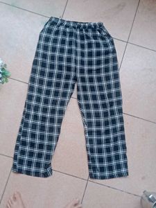 Checkered Casual Pants