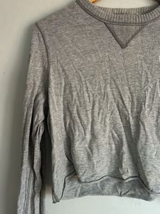Abercrombie Gray Long Sleeve Top