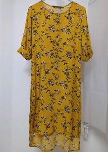 Avaasa Floral Print High-Low Kurti