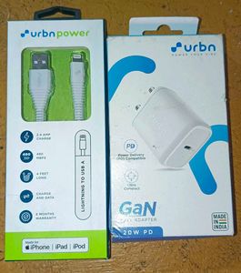 Urbn Power Charger &amp; Cable For iPhones