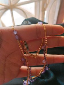 Purple Colour Necklace
